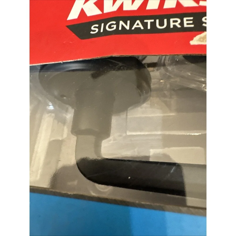 Kwikset Bed‎ And Bath Lever Matte Black Lever